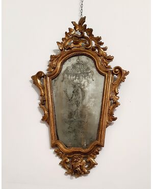 coppia di specchierine dorate Venezia XVIII secolo