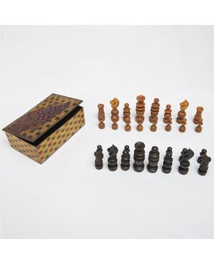 Antichi scacchi in legno inglesi - O/5933 -