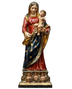 Prima metà del XIX secolo, Madonna con Bambino con anime del Purgatorio 