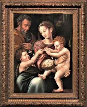 "Sacra Famiglia con San Giovannino"