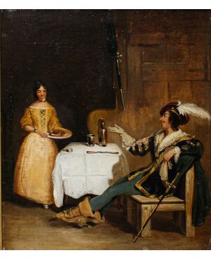 Scena di taverna, XIX secolo
