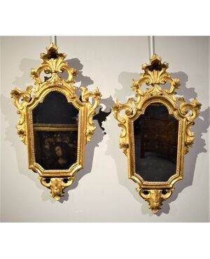 Coppia specchiere Luigi XV Veneziane