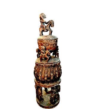 scultura contenitore grande  H. cm 153 - Africa