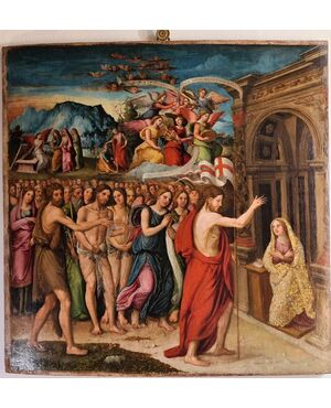 80. Bottega di Mario Pupini.  “Cristo appare risorto a Maria Maddalena”. 