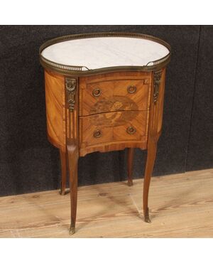 Bedside table in Napoleon III style from the 20th century