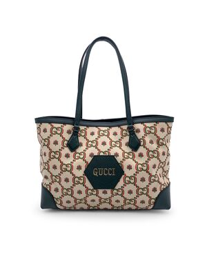 GUCCI Borsa Shopper in Tela Col. Beige 100 Ophidia M