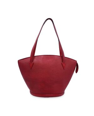 LOUIS VUITTON Borsa a Tracolla Vintage in Pelle Col. Rosso Saint Jacques L