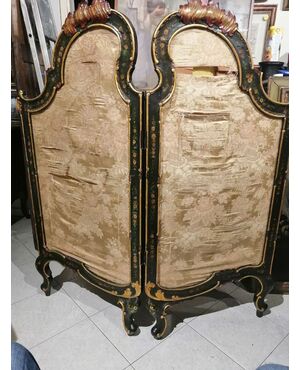 Separè veneziano in legno intagliato e dipinto - Luigi XV - '700
