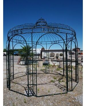 Gazebo in ferro pieno