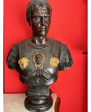 Grande Busto dell Imperatore Romano "OTTAVIANO"