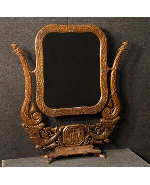 French cheval mirror in Art Nouveau style from the 20th century