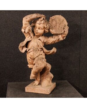 Great 20th century sculpture of a dancing child