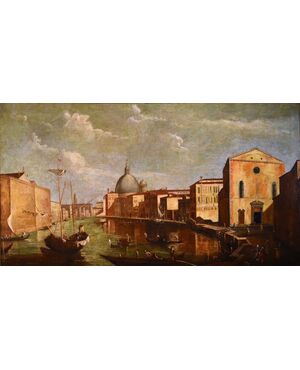 Veduta di Venezia con il Canal Grande dalla chiesa di S. Croce alla chiesa di S. Geremia