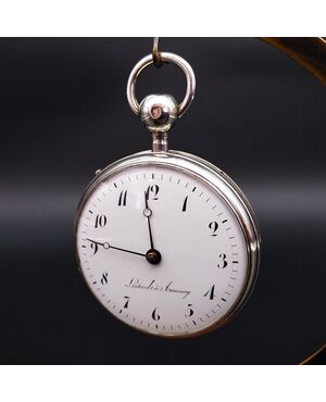 Orologio da tasca a verga con ripetizione ore e quarti, 1840.