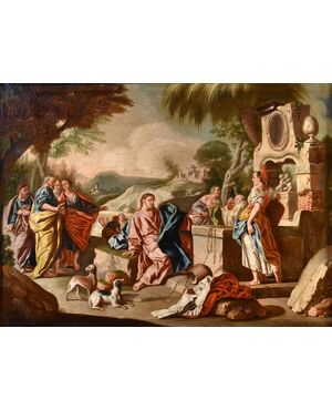 Cristo e la Samaritana, Francesco de Mura (Napoli 1696-1782)