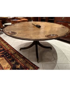 Grandissimo tavolo da gioco, mogano, XX-secolo