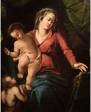 "Madonna con Bambino e San Giovannino"
