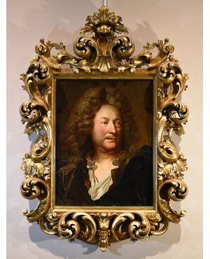 Ritratto del pittore Charles de La Fosse (1636-1716), Hyacinthe Rigaud (Perpignan 1659 - Parigi 1743) attribuibile