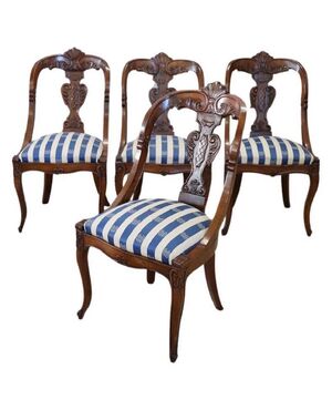 Antiche sedie prima metà secolo XIX periodo Carlo X PREZZO TRATTABILE
