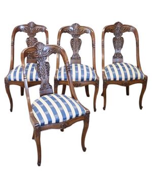 Antiche sedie epoca Carlo X set di quattro PREZZO TRATTABILE