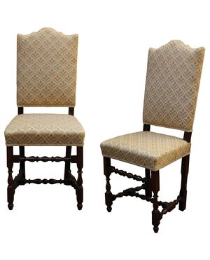 Pair of spool chairs, 17th century     