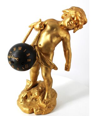 Orologio scultura Auguste Moreau 1890