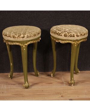 Pair of Venetian stools from the 20th century