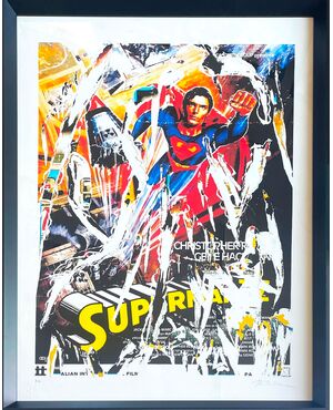 Mimmo Rotella - "Superman"