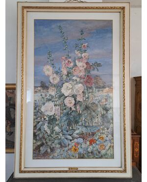 Trionfo di fiori, grande dipinto parigino