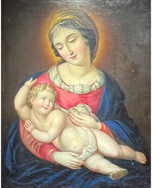 Johann Gebhard.  “ Madonna con Bambino “