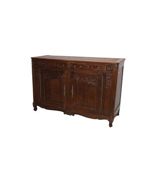 Credenza Provenzale a due ante in legno di castgno Inizio 1800 Francia