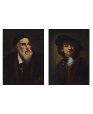 XIX secolo, Ritratti di Tiziano Vecellio e Rembrandt