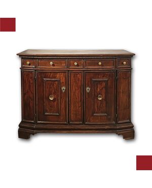 CREDENZA TOSCANA IN NOCE FINE XVI-INIZI XVII SECOLO