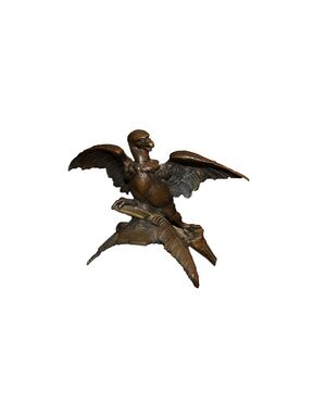 Piccola scultura in bronzo francese del 1800 raffigurante " Condor "