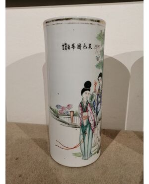 Vaso cinese fine '800 in ceramica