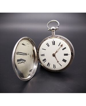 Raro orologio da tasca savonette "Litherland & Co" scappamento a cremagliera Rack Lever 1811 