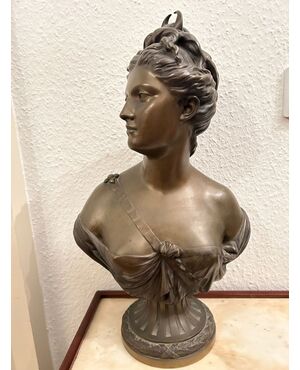 Busto di bronzo "DIANA", Susse frères, Parigi