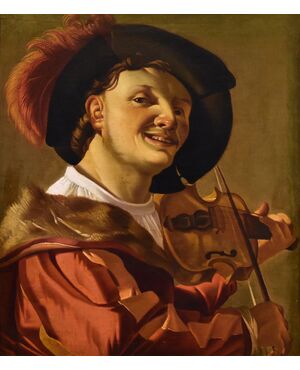 Suonatore di violino, Hendrick ter Brugghen (The Hague 1588–1629 Utrecht) Bottega