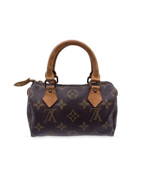 LOUIS VUITTON Borsa a Mano Vintage in Tela Col. Marrone Nano Speedy / Mini HL S