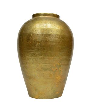 Vaso terracotta dorato - O/4248 -