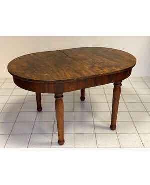 Extendable oval table elm. Emilia 800     