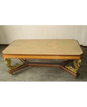 Rectangular table in Empire style from the 1960s Vintage     