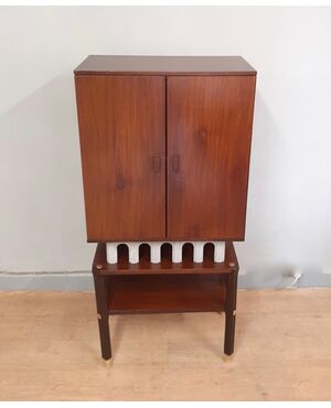 PICCOLO MOBILE BAR CABINET IN TEAK DESIGN VINTAGE ANNI 1960