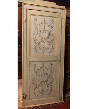 PTL679 - Porta in legno laccato, mis. cm L 102 x H 237  