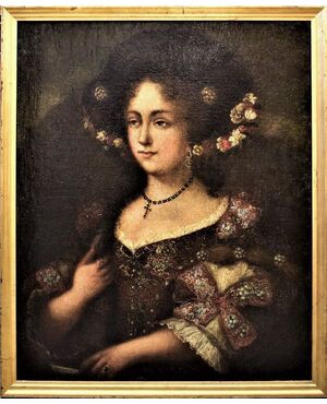 Ritratto di giovane Dama in costume Provenzale