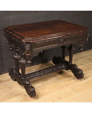 French renaissance style writing desk from the 20th century