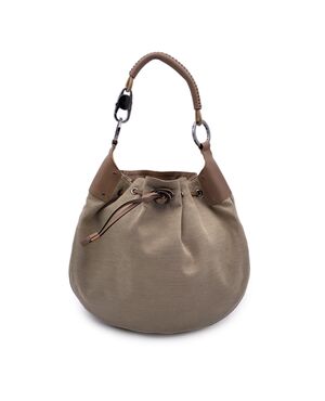 GUCCI Borsa Hobo in Tela Col. Beige M