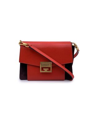 GIVENCHY Borsa a Tracolla in Pelle Col. Rosso GV3 S