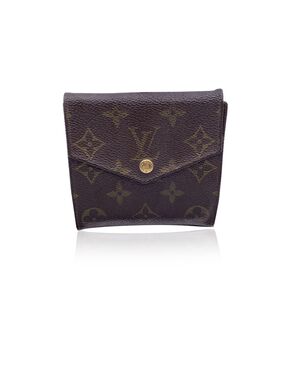 LOUIS VUITTON Portafoglio Vintage in Tela Col. Marrone M61652 M