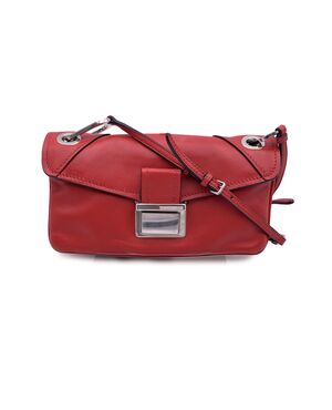 MIU MIU Borsa a Tracolla in Pelle Col. Rosso RR1926 S